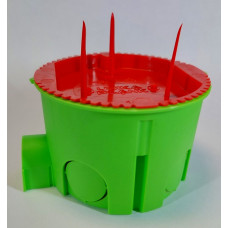 Коробка монтажная PLANK для кирпича и бетона с крышкой 65х45 (подрозетник) наборная MB001